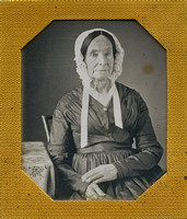 Elderly Woman Wearing a Bonnet