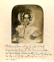 First Female Face Photographed 1839