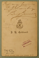 Cabinet card of Benjamin Gurney