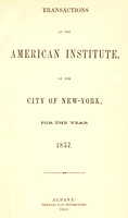 1857 Transactions of the American Institute