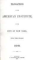 1859-1860 Transactions of the American Institute