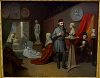 A Sculptor's Studio (Erastus Dow Palmer) by Tompkins H. Matteson, 1857, oil on canvas - Albany Institute of History and Art