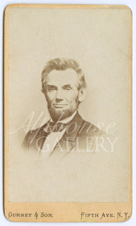 President Abraham Lincoln, CDV published by Gurney & Son