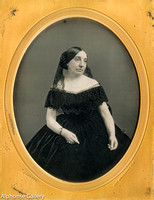 Jeremiah Gurney Half Plate Daguerreotype 3/4 Length Woman