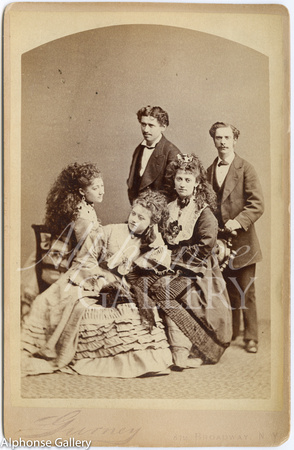 The Vokes Family,  c 1874