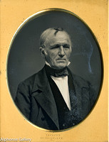 Jeremiah Gurney Quarter Plate Daguerreotype Man with Black Tuft