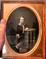 Whole plate J Gurney daguerreotype in the collection of David Fondiller - on display at the National Portrait Gallery 25 June 2021-6 February 2022