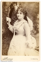 Benjamin Gurney cabinet card of Kate Claxton             August 24, 1848 – May 5, 1924