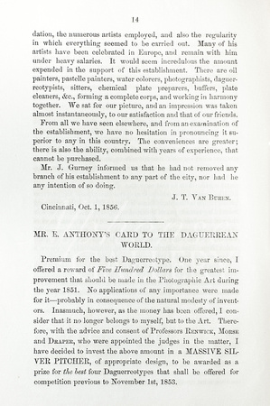 Etchings on Photography 1856 by J. Gurney