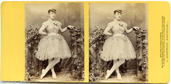 Ballet dancer in Humpty Dumpty, 1868