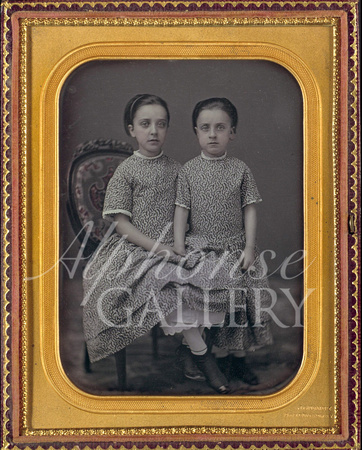 Two Girls in Identical Dresses - The MET Museum, New York City