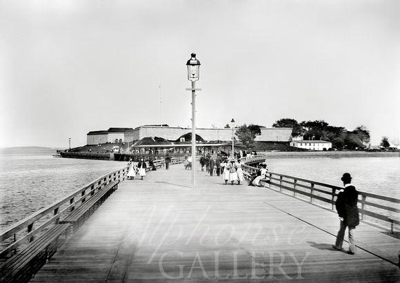 Boardwalk to Castle Island, Boston MA c.1899
