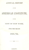 1863-1864 Transactions of the American Institute