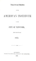 1851 Transactions of the American Institute