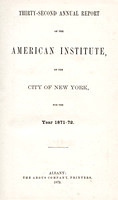 1871-1872 Transactions of the American Institute