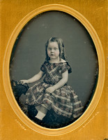 Jeremiah Gurney Daguerreotype - Beautiful Girl in Tinted Dress