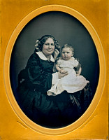Jeremiah Gurney Daguerreotype - Mother and Child Half Plate