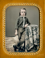 Gurney & Fredricks Half Plate Daguerreotype of Samuel Jackson Underhill 1848-1910 c1854
