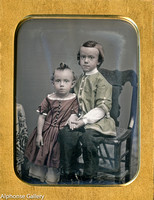 Jeremiah Gurney 4th Plate Daguerreotype of James and Samuel Jackson Underhill