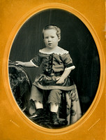Jeremiah Gurney Daguerreotype Half Plate - Young Boy Wearing Tunic