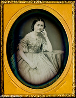Jeremiah Gurney - Daguerreotype Quarter Plate Young Woman with Attitude