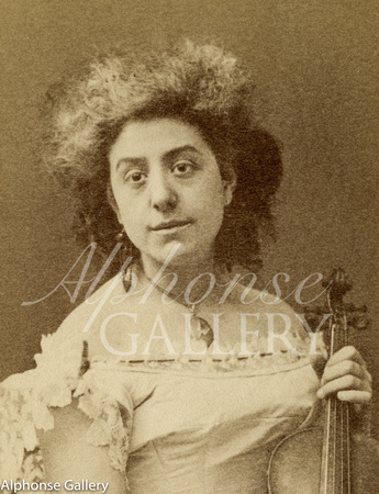 Violin prodigy Fernanda Tedesca, age 15 1858-1883