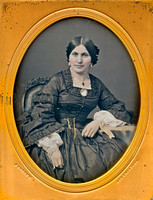 Jeremiah Gurney Daguerreotype - Beautiful Woman With Large Brooch