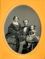 Jeremiah Gurney Daguerreotype - Half Plate, Family of Three