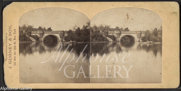 J Gurney & Son Stereoview of Central Park, c 1867.  This view is at the NYPL