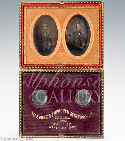 J Gurney Stereoview Daguerreotype from internet - past auction NOT AT ALPHONSE GALLERY
