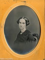 Jeremiah Gurney Quarter Plate COPY daguerreotype of Miss Suydam, sister of George S. Suydam