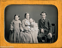 J Gurney Daguerreotype Family, Girl With Hunchback Ailment