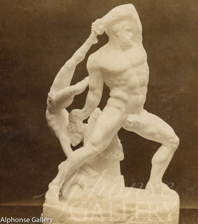 J Gurney & Son Stereoview of Hercules and Lichas