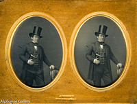 J Gurney 9th Plate Stereoview Daguerreotype