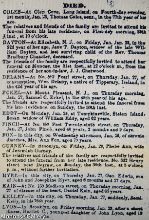 New York Daily Tribune 29 January 1859