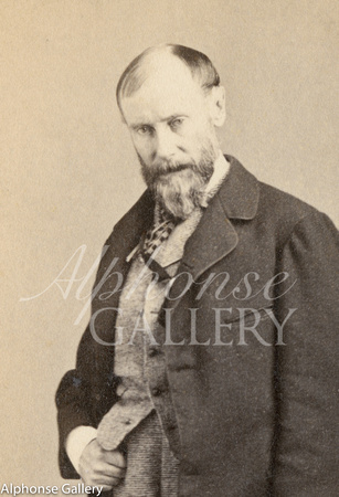 J Gurney & Son CDV of Irish landscape artist Edward B Gay 1837-1928