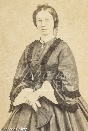 J Gurney & Son CDV of Jennie Abigail Stebbins 1841-1915