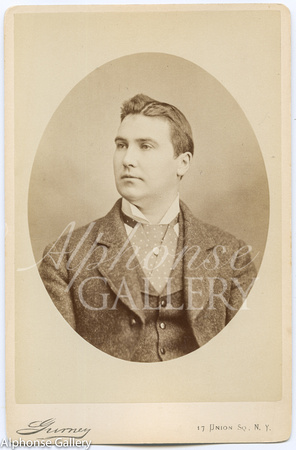 Benjamin Gurney Cabinet Card of actor Edward Arnott