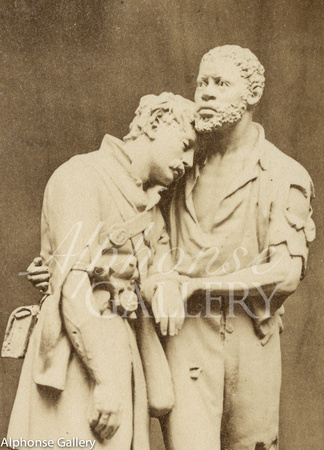 John Roger's Statue, The Wounded Soldier - CDV by Gurney & Son