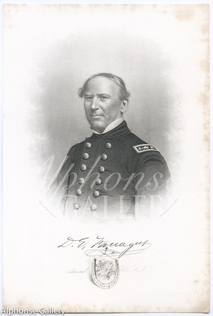 etching of Admiral David Farragut by Buttre_photo by Gurney & Son