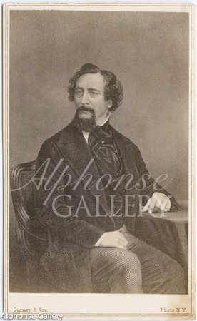 J Gurney & Son Etching of Charles Dickens