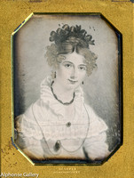 J Gurney Daguerreotype 4th plate of a portrait miniature