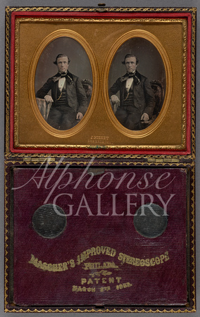 Jerome Keyes by Jeremiah Gurney Stereograph, daguerreotype at the Getty Museum No: 84.XT.1564.26