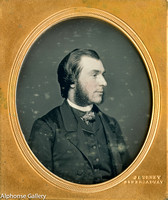 6th plate J Gurney daguerreotype AH estate Male Profile