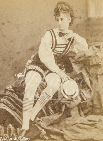 Alice Atherton (1854-1899) stereoview by J Gurney & Son