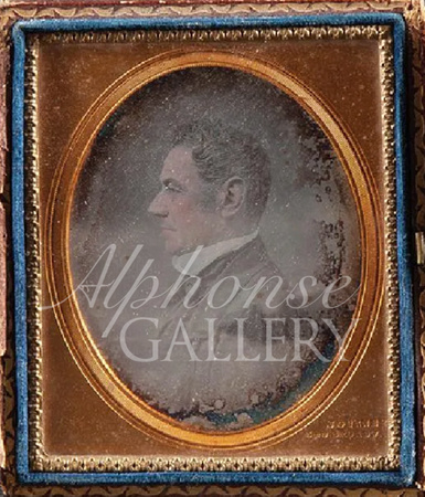 Quarter Plate Daguerreotype of Louisiana Governor André Bienvenu Roman (1795-1866) sold March 24, 20