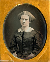 J Gurney Daguerreotype - 9th Plate Mrs. F.G. Otto (Emma Schepeler 1826-1893)