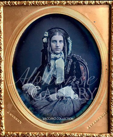 in the collection of Nick Vaccaro - 6th plate daguerreotype by J Gurney on display at the National Portrait Gallery 25 June 2021 - 6 February 2022