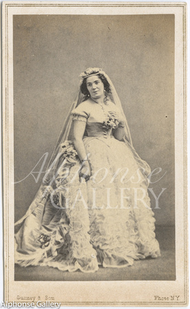 Gurney & Son CDV of actress Matilda Heron (1830-1877)