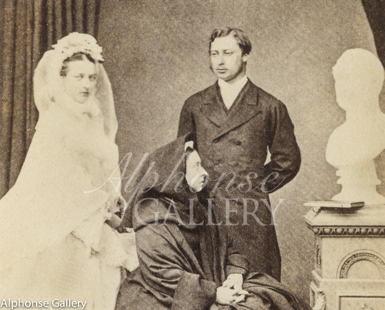 Marriage day of Princess Alexandra_Prince Albert Edward and Queen Victoria 10 March 1863